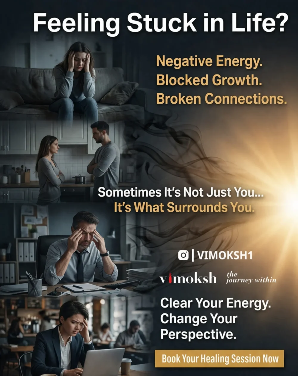 Complete Energy Healing Session – Clear Blockages & Restore Positive Flow